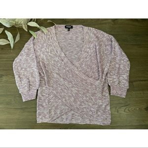 Express Sweater Criss Cross Front